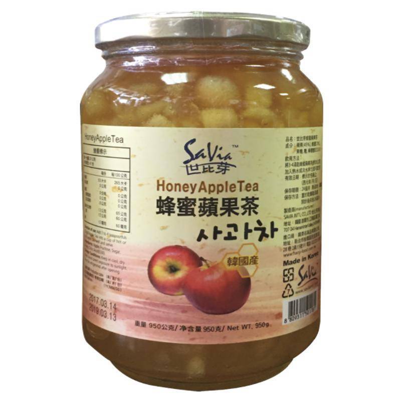 世比芽蜂蜜蘋果茶세비아-사과차1kg