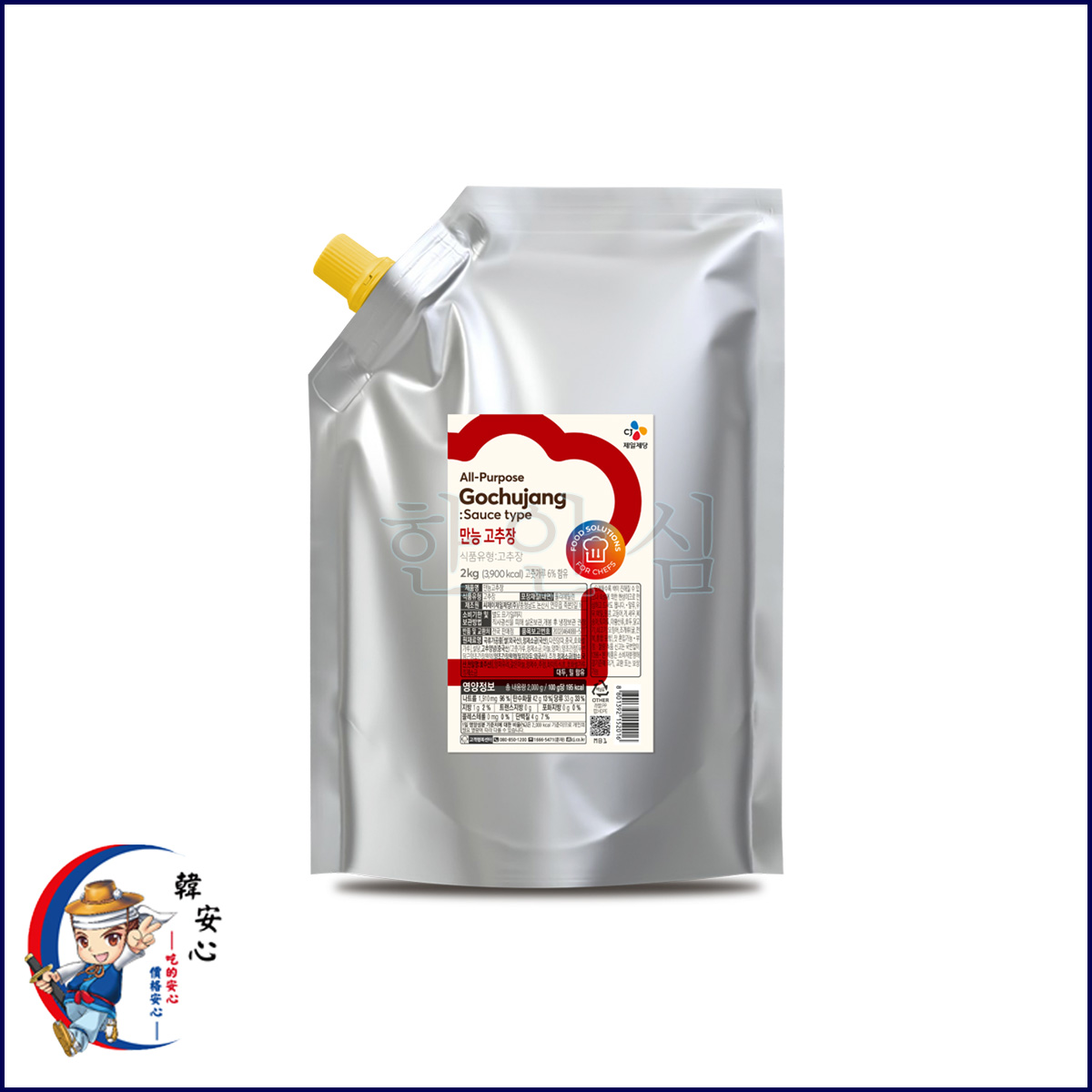 CJJ麻藥萬能醬 CJ만능 간장 소스 2kg