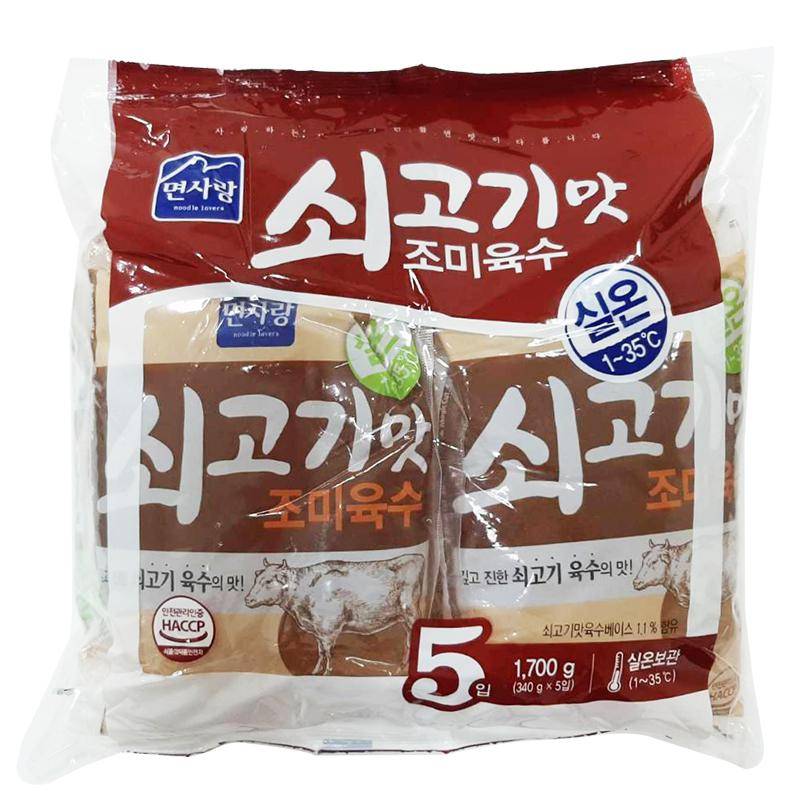 韓國涼麵湯汁 (牛肉風味)면사랑쇠고기맛조미육수 340g/包